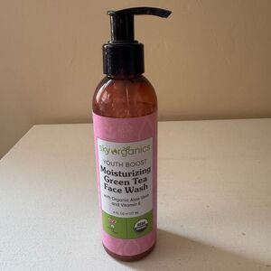 Sky Organics Youth Boost Moisturizing Face Wash Green Tea Organic 6 fl oz Aloe